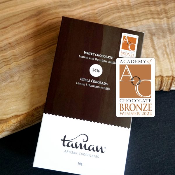 TAMAN bijela čokolada s vanilijom i limunom