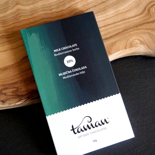 TAMAN mliječna čokolada s mediteranskim biljem