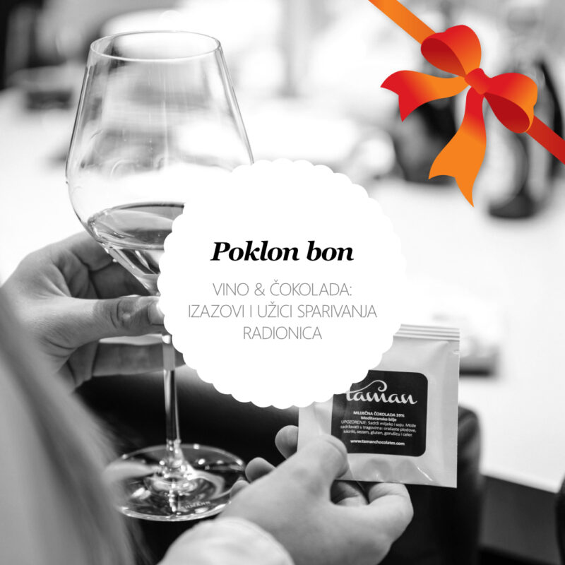 Poklon bon - čokoladna radionica - Vino & čokolada